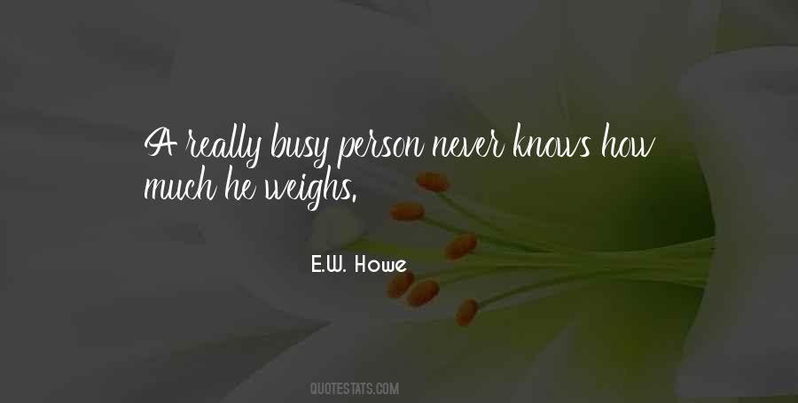 Busy Persons Quotes #1269415
