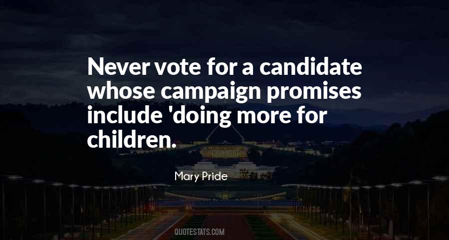 Campaign Promises Quotes #109397