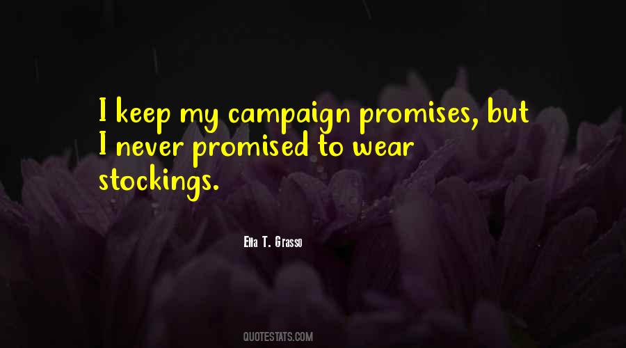 Campaign Promises Quotes #301248
