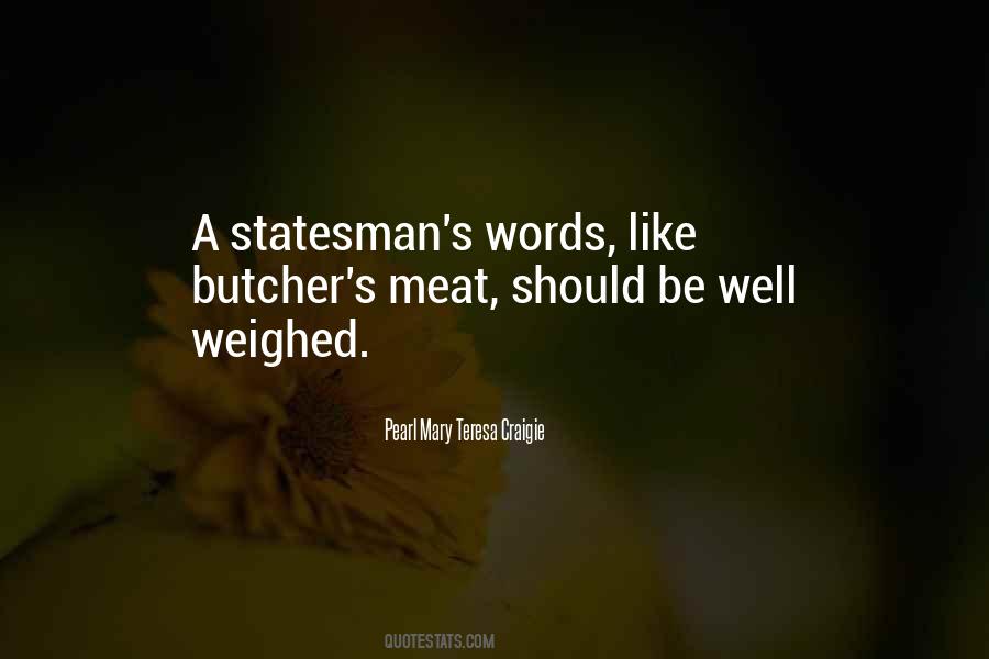 Butcher Meat Quotes #1003404