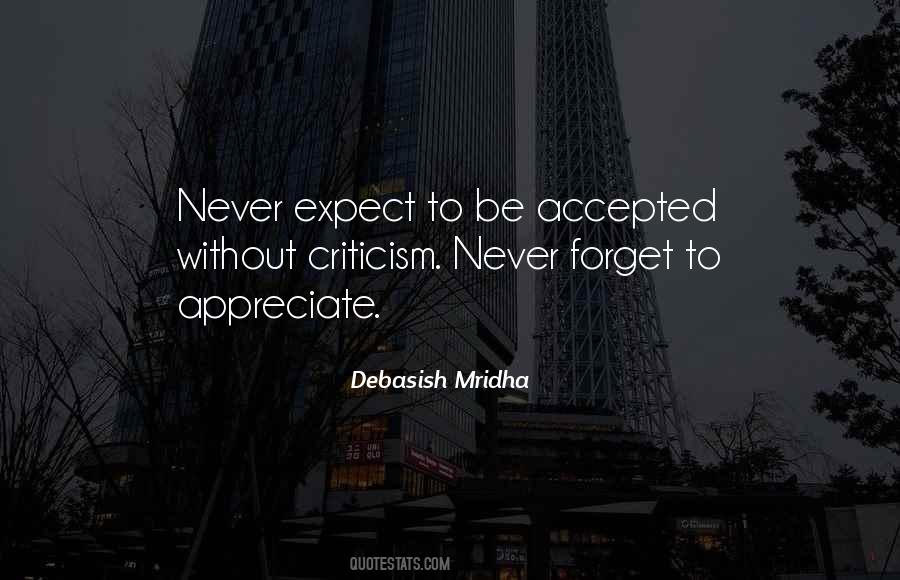 Never Forget To Appreciate Quotes #1618562
