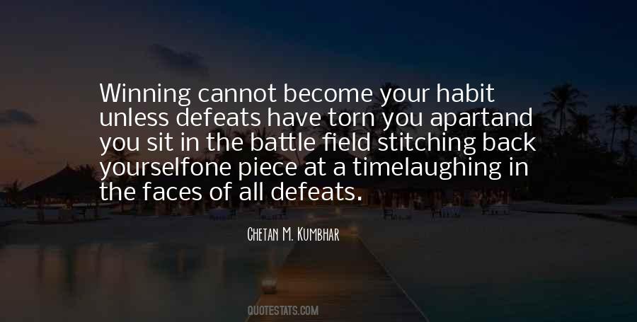 Quotes About Losing A Battle #1178995