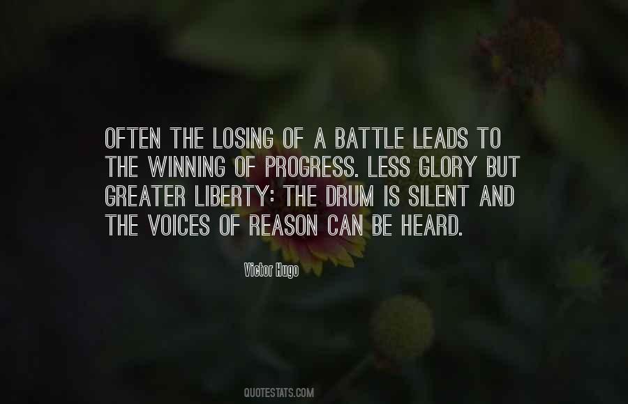 Quotes About Losing A Battle #438243