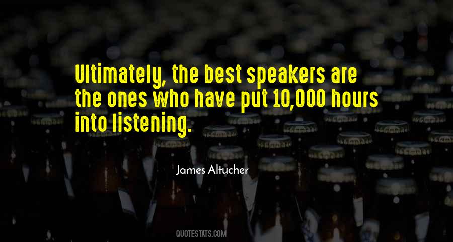 Best Speakers Quotes #628275