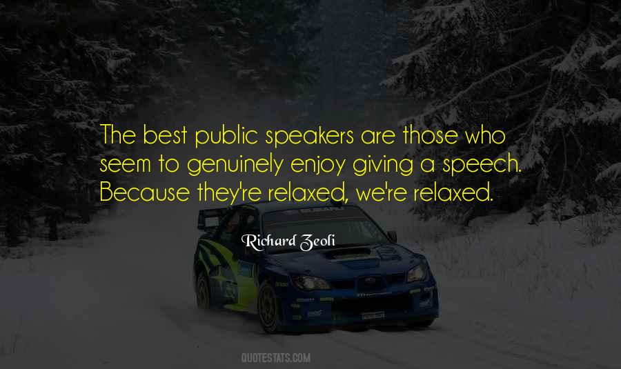 Best Speakers Quotes #772573