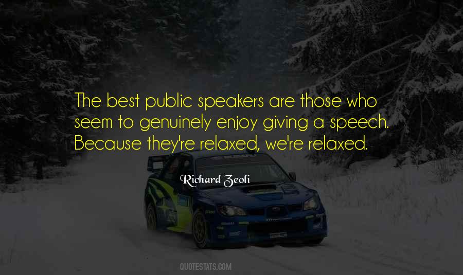 Best Speakers Quotes #772573