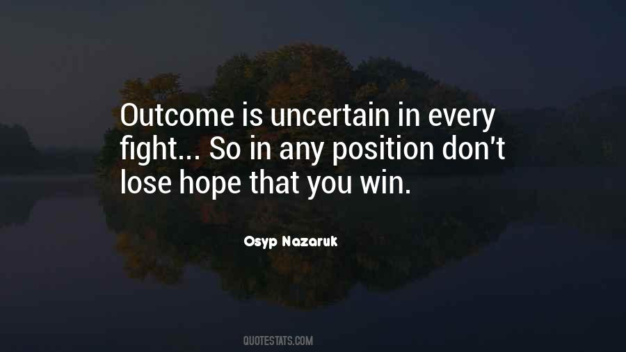 Quotes About Lose Hope #1331514