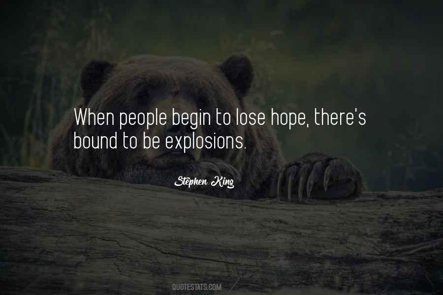 Quotes About Lose Hope #252616