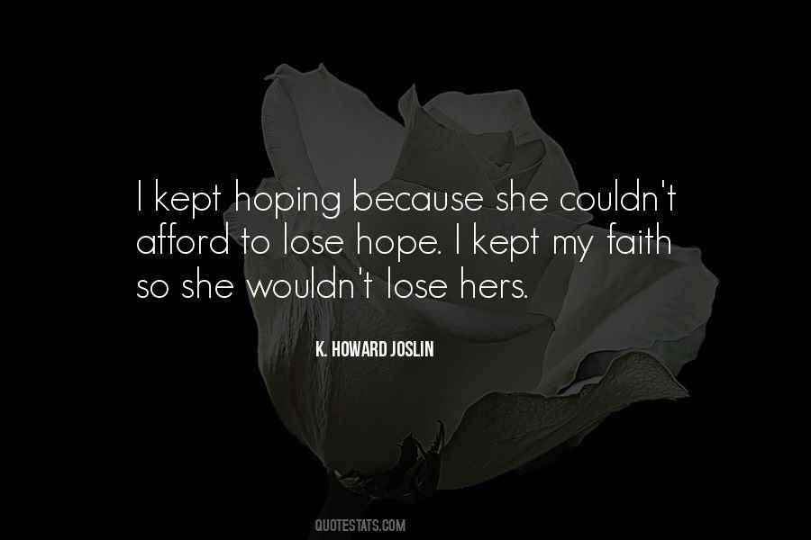 Quotes About Lose Hope #377978