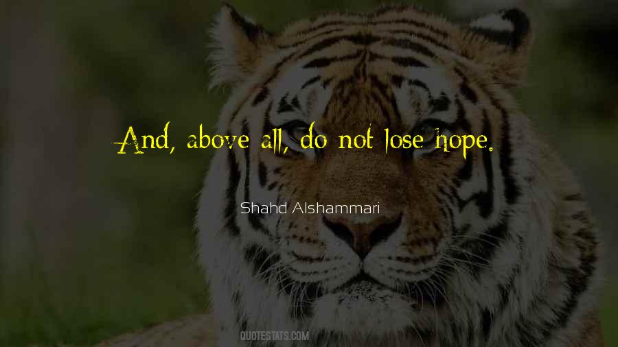 Quotes About Lose Hope #662111