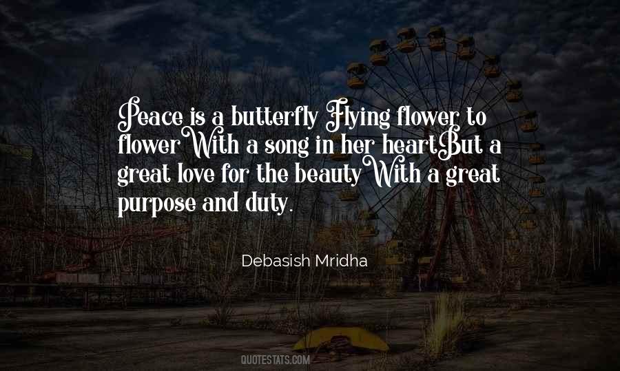 Butterfly And Flower Love Quotes #1339489