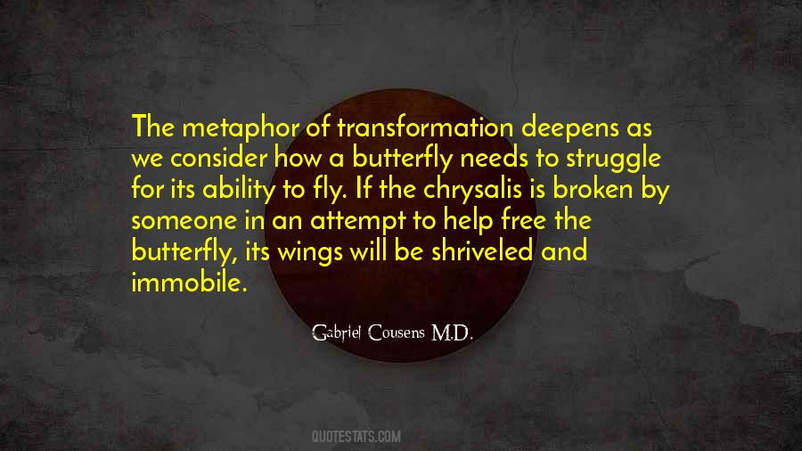 Butterfly Chrysalis Quotes #1109620