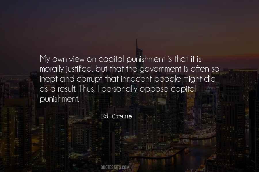 Capital Punishment Views Quotes #511603