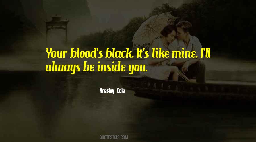 Black Blood Quotes #158354