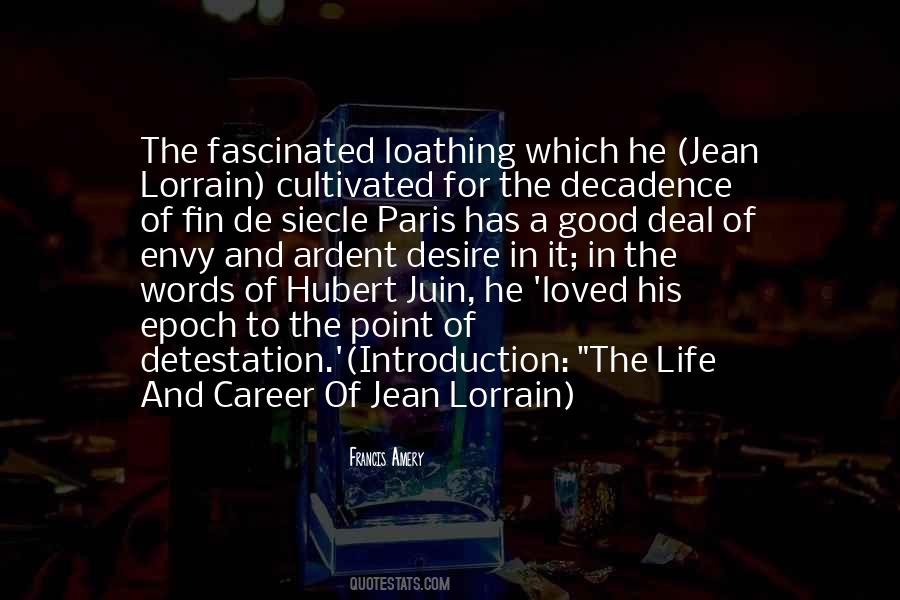 Quotes About Lorrain #606117