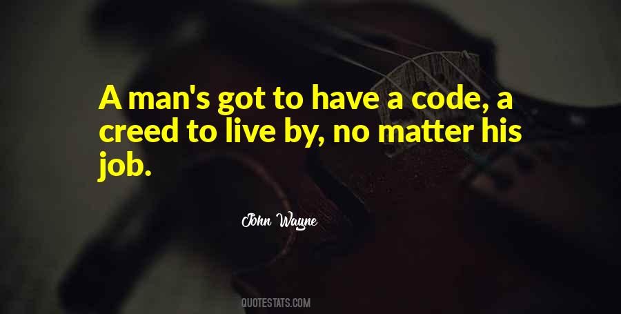 Man Code Quotes #1099325