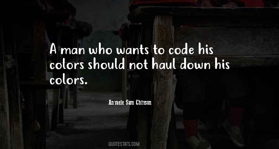 Man Code Quotes #1577634