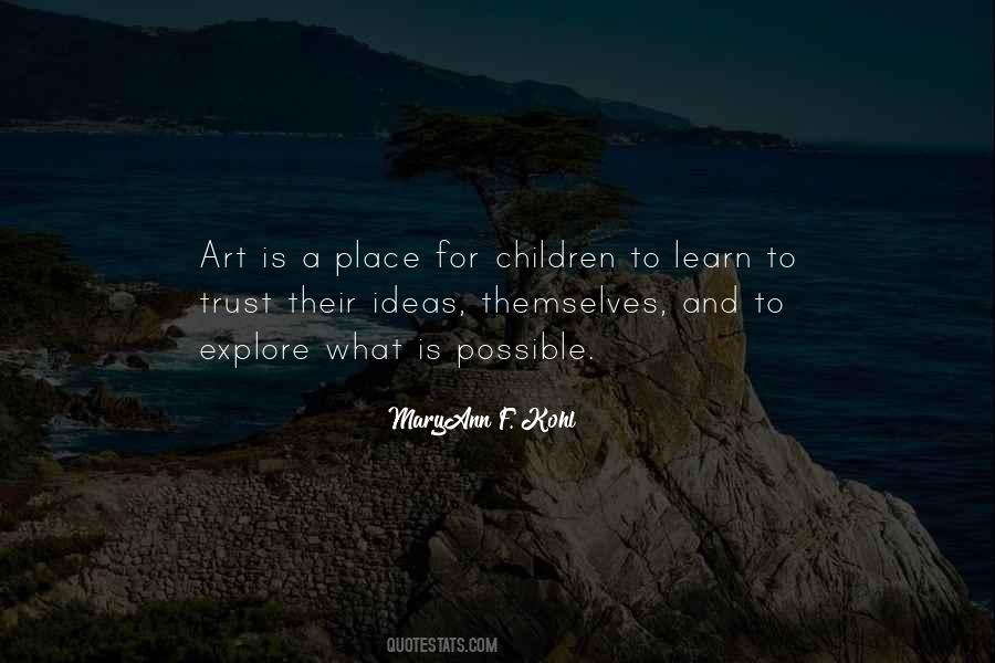 Art And Children Quotes #1271002