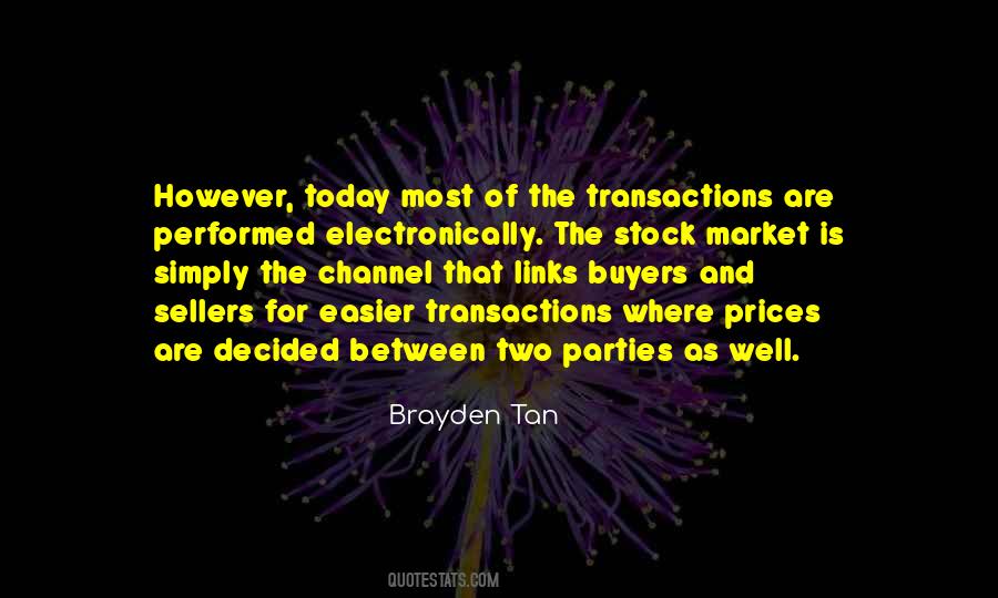 Buyers Market Quotes #1819209