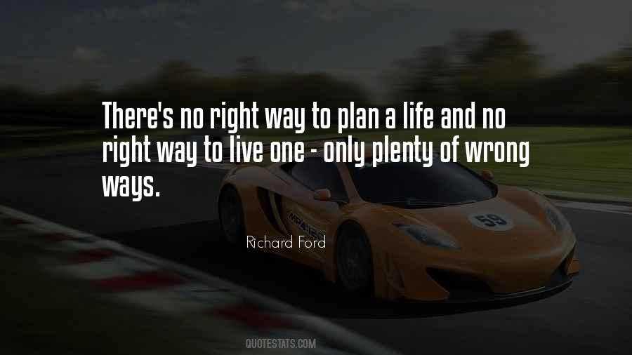 Life Plan Quotes #123058