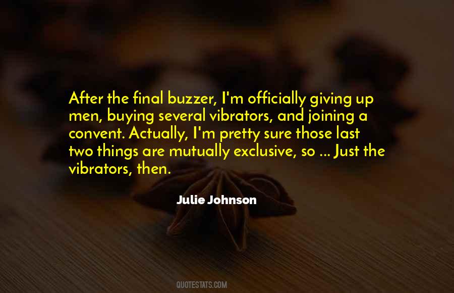 Buzzer Quotes #1244409