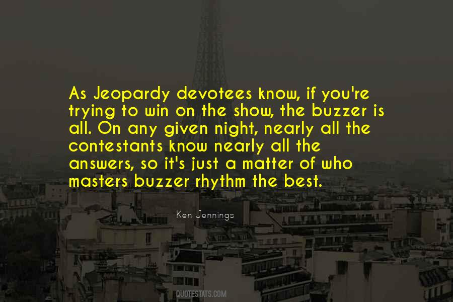 Buzzer Quotes #17407