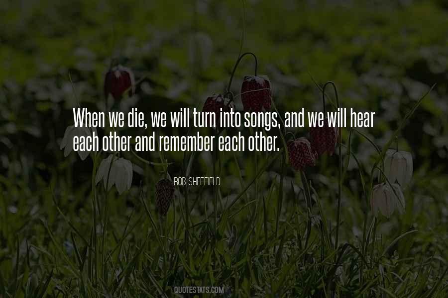 When We Die Quotes #1679051