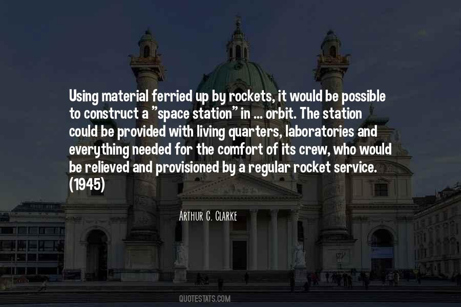 Material Comfort Quotes #1365141