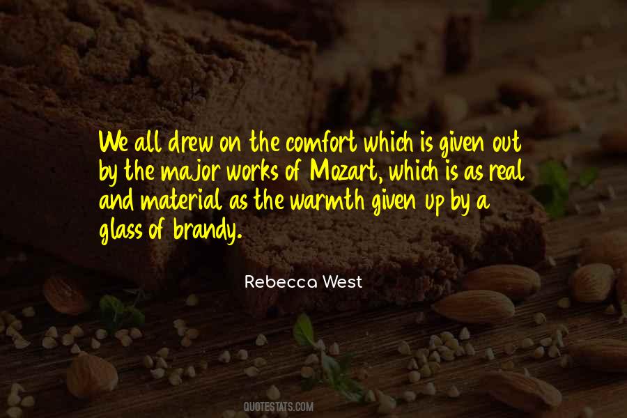 Material Comfort Quotes #242506