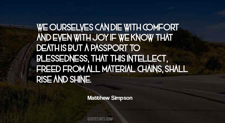 Material Comfort Quotes #38353
