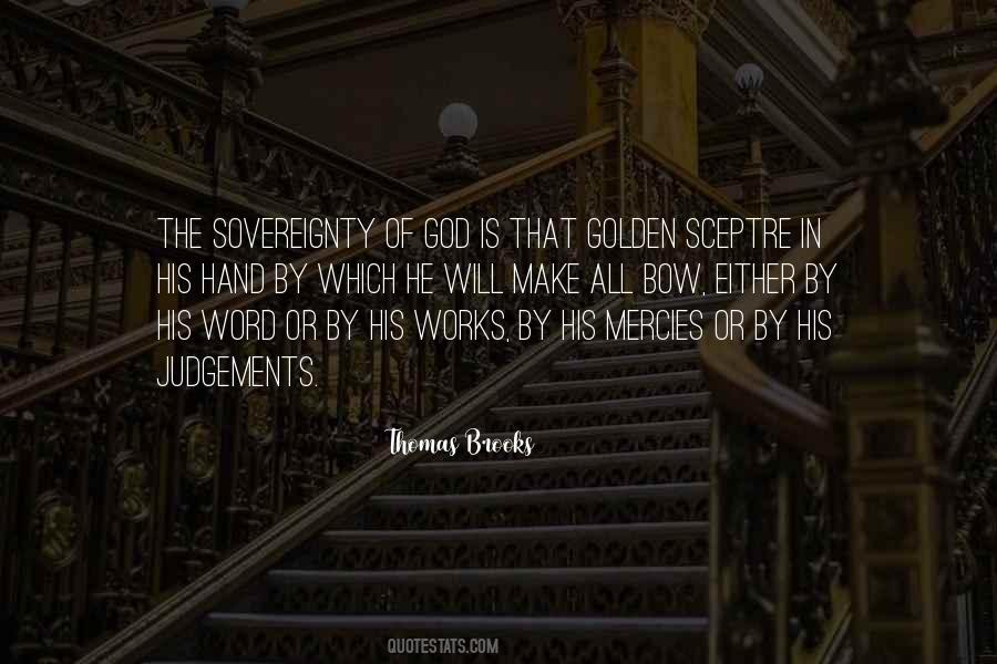 The Sovereignty Of God Quotes #575625