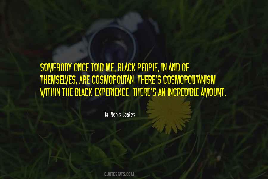 Black Experience Quotes #907764