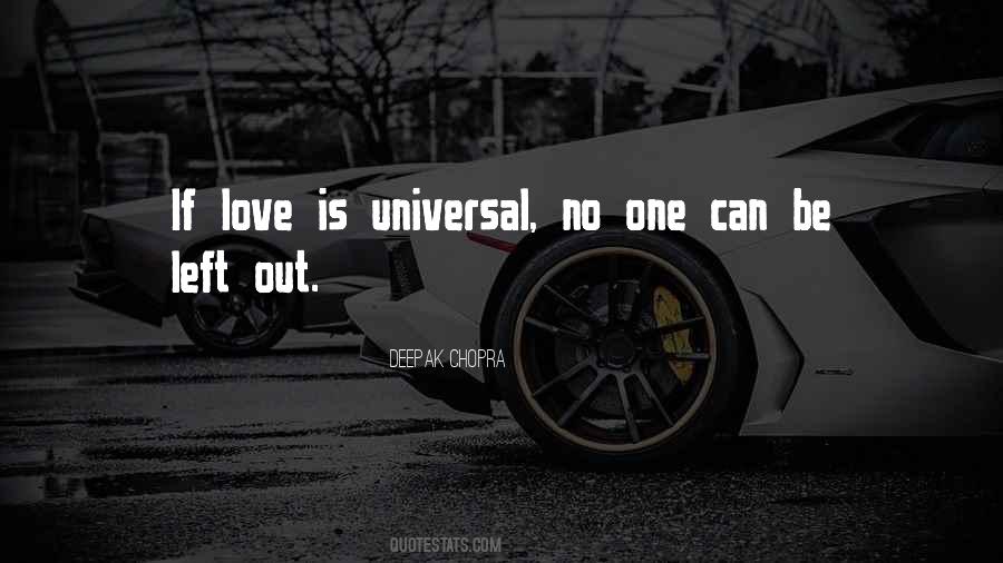 Love Is Universal Quotes #1165954