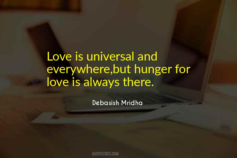 Love Is Universal Quotes #265863