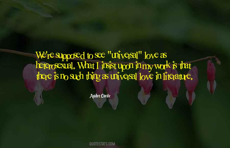 Love Is Universal Quotes #300791