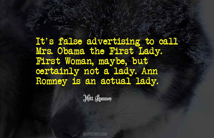 First Lady Quotes #818953