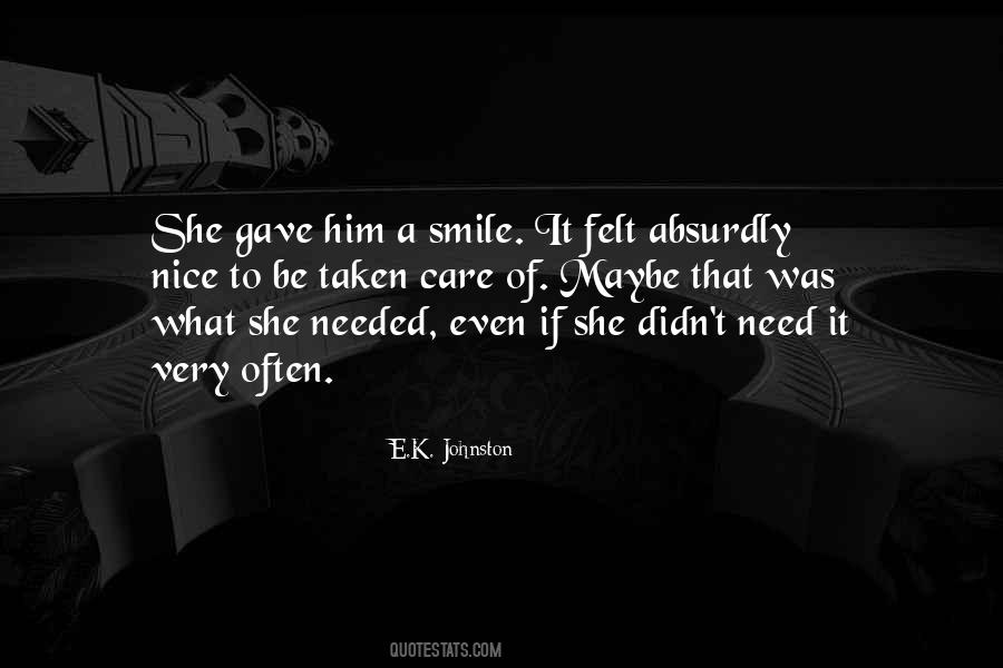 Nice Smile Quotes #1250967