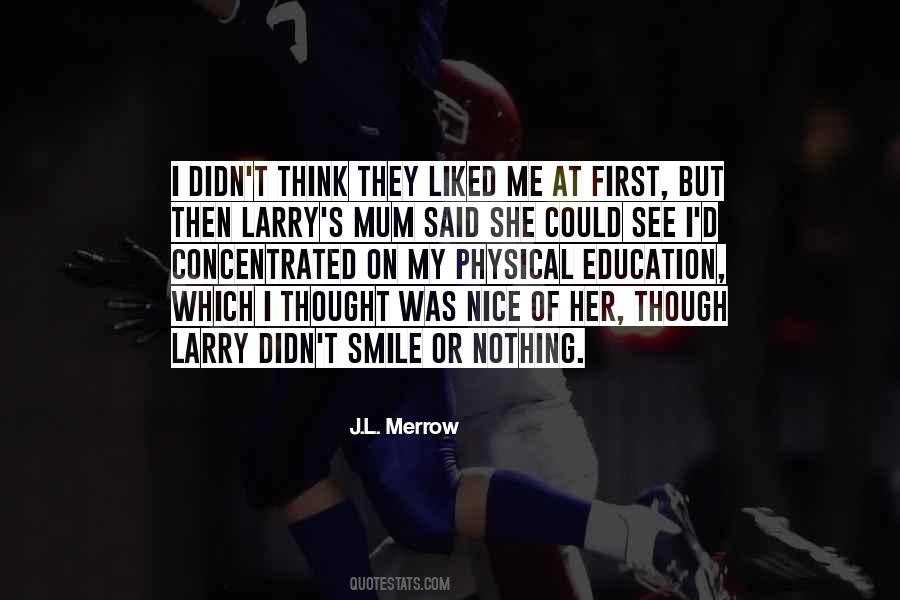 Nice Smile Quotes #1420303