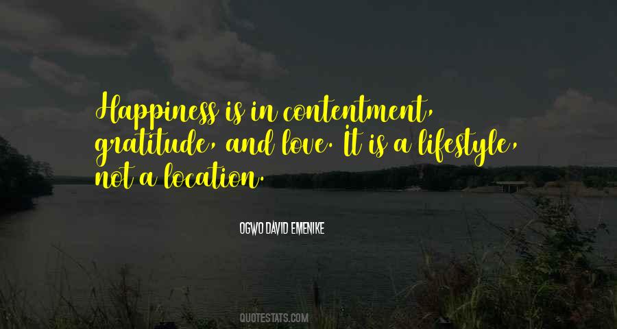 Love Contentment Quotes #1753788