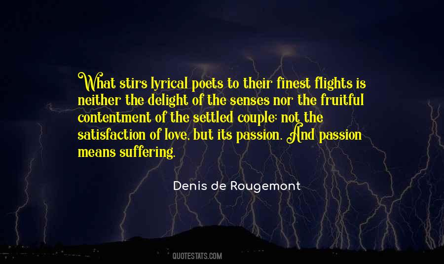 Love Contentment Quotes #1774112