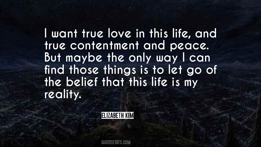 Love Contentment Quotes #1788611