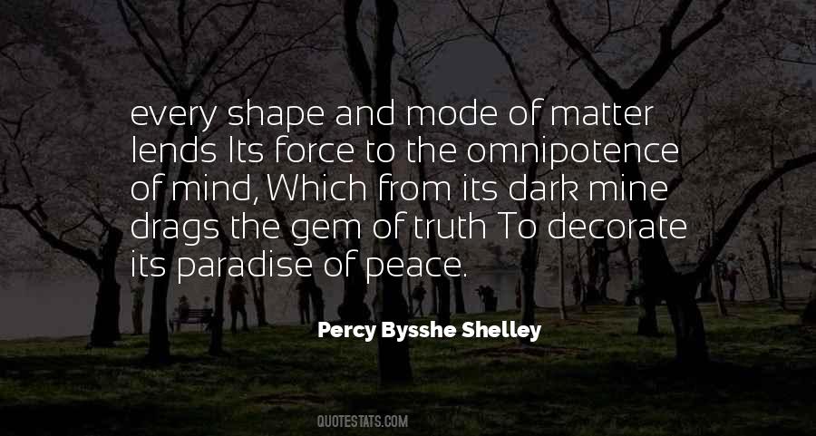 Bysshe Shelley Quotes #297478