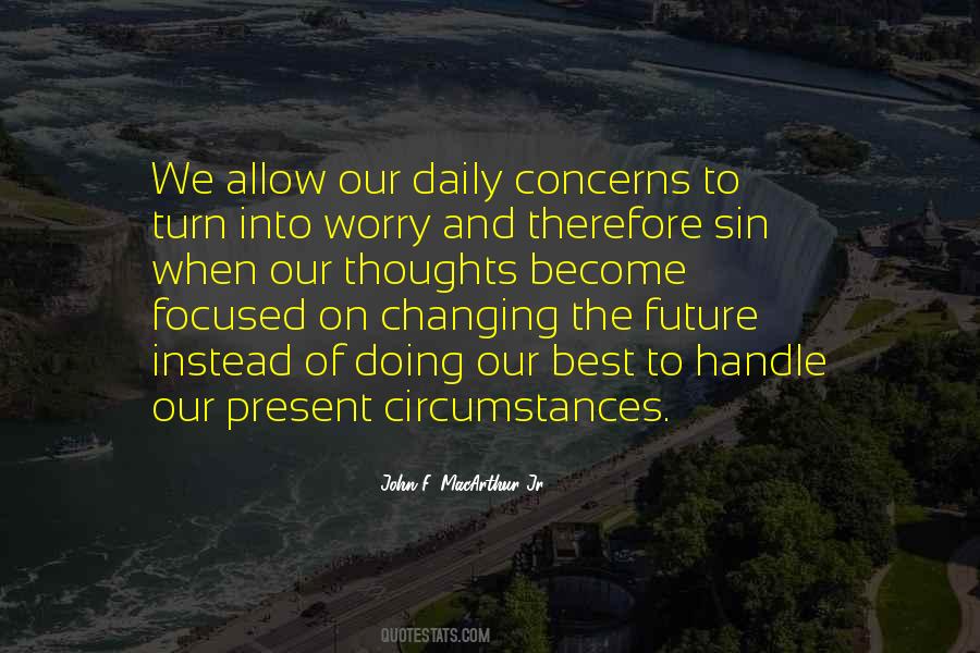 Changing Circumstances Quotes #75514