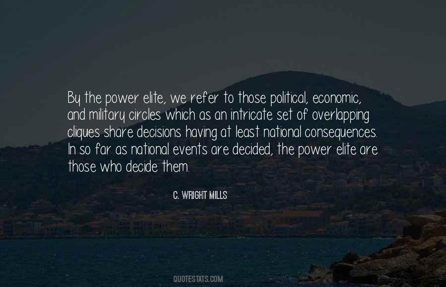 C Wright Mills The Power Elite Quotes #1652572