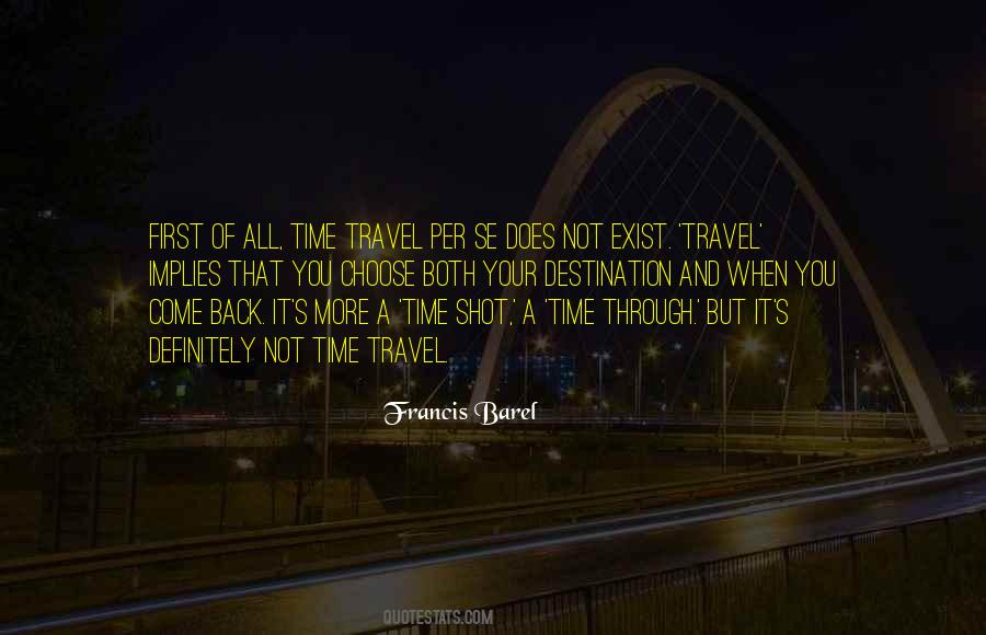 Back Through Time Quotes #1279175