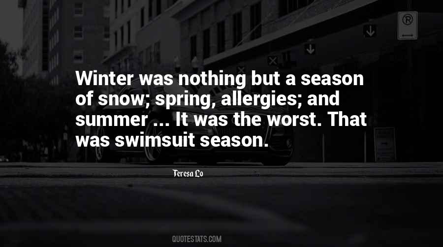 Quotes About The Season Of Summer #1154409
