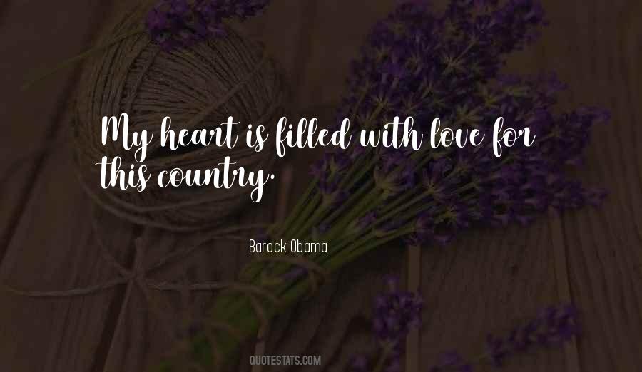 Heart Is Filled With Love Quotes #655810