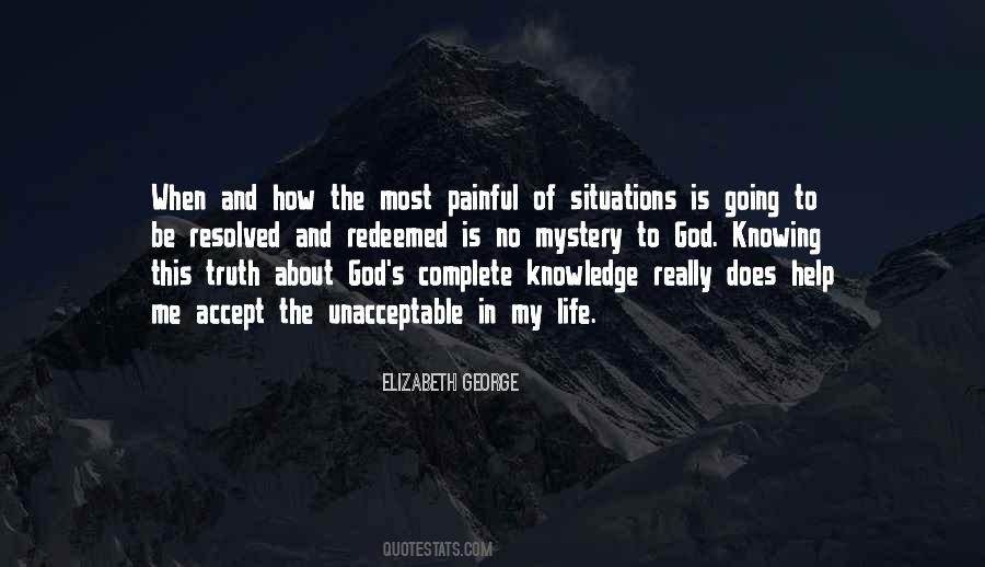 Life Is About Not Knowing Quotes #353566