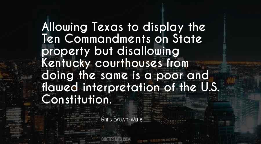 Texas The Quotes #77639