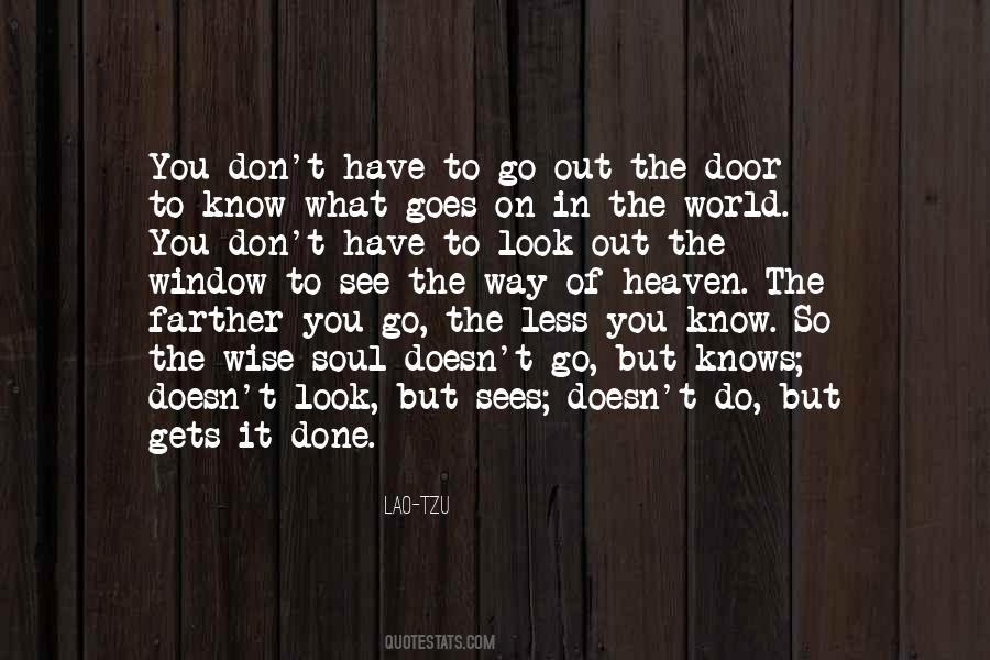 Out The Door Quotes #1781839